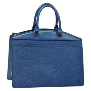 LOUIS VUITTON Epi Riviera Hand Bag Blue M48185 LV Auth 141384